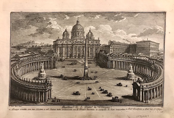Vasi Giuseppe (1710-1782) Basilica di S. Pietro in Vaticano 1773 Roma
